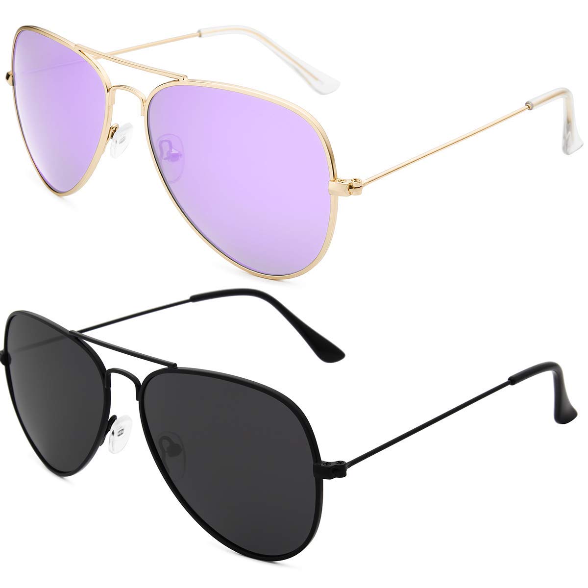 Aviator Polarized Mirror Sunglasses