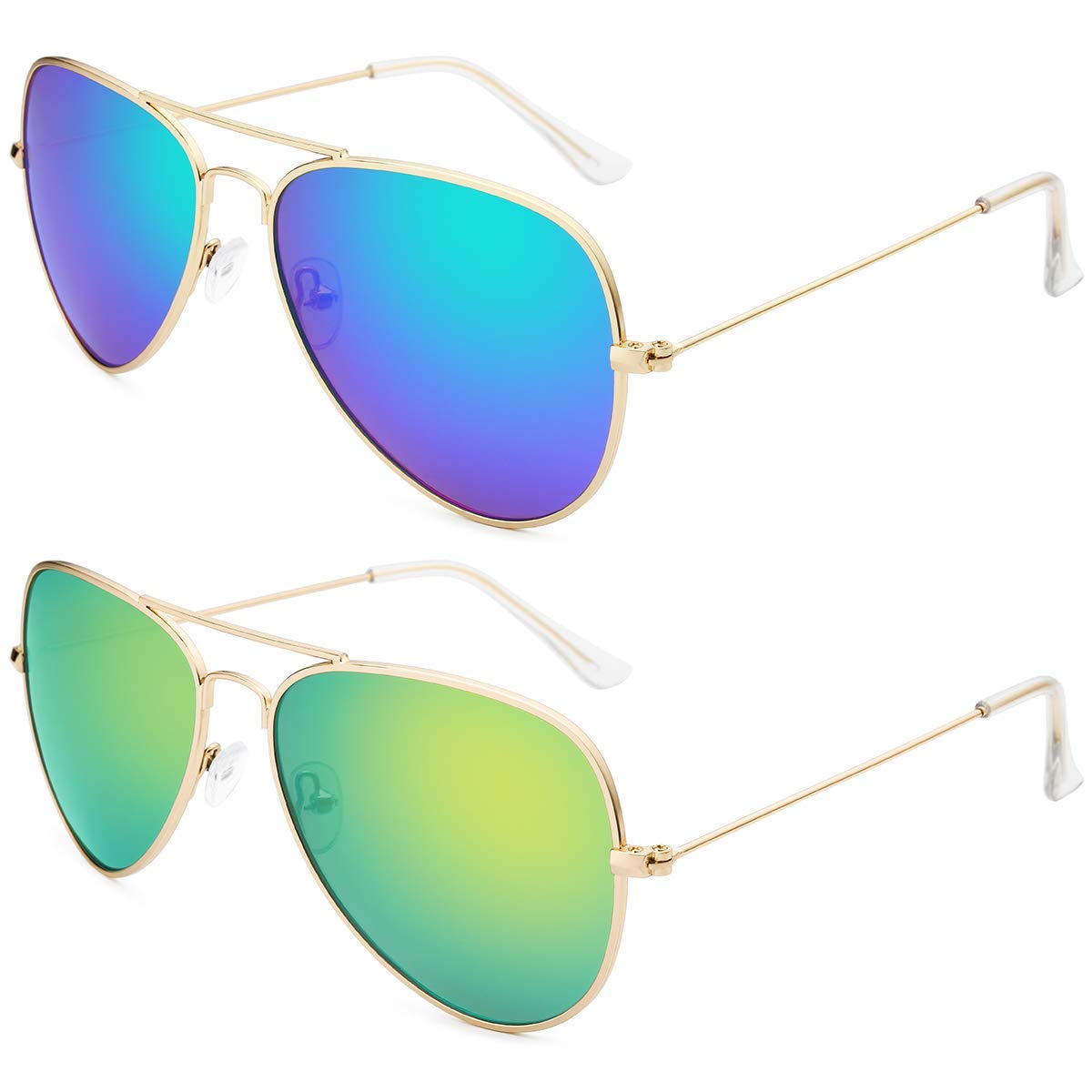 Aviator Polarized Mirror Sunglasses
