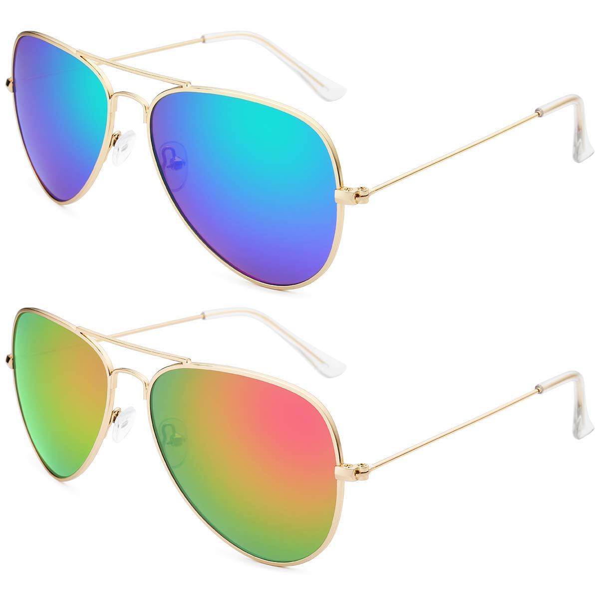 Aviator Polarized Mirror Sunglasses