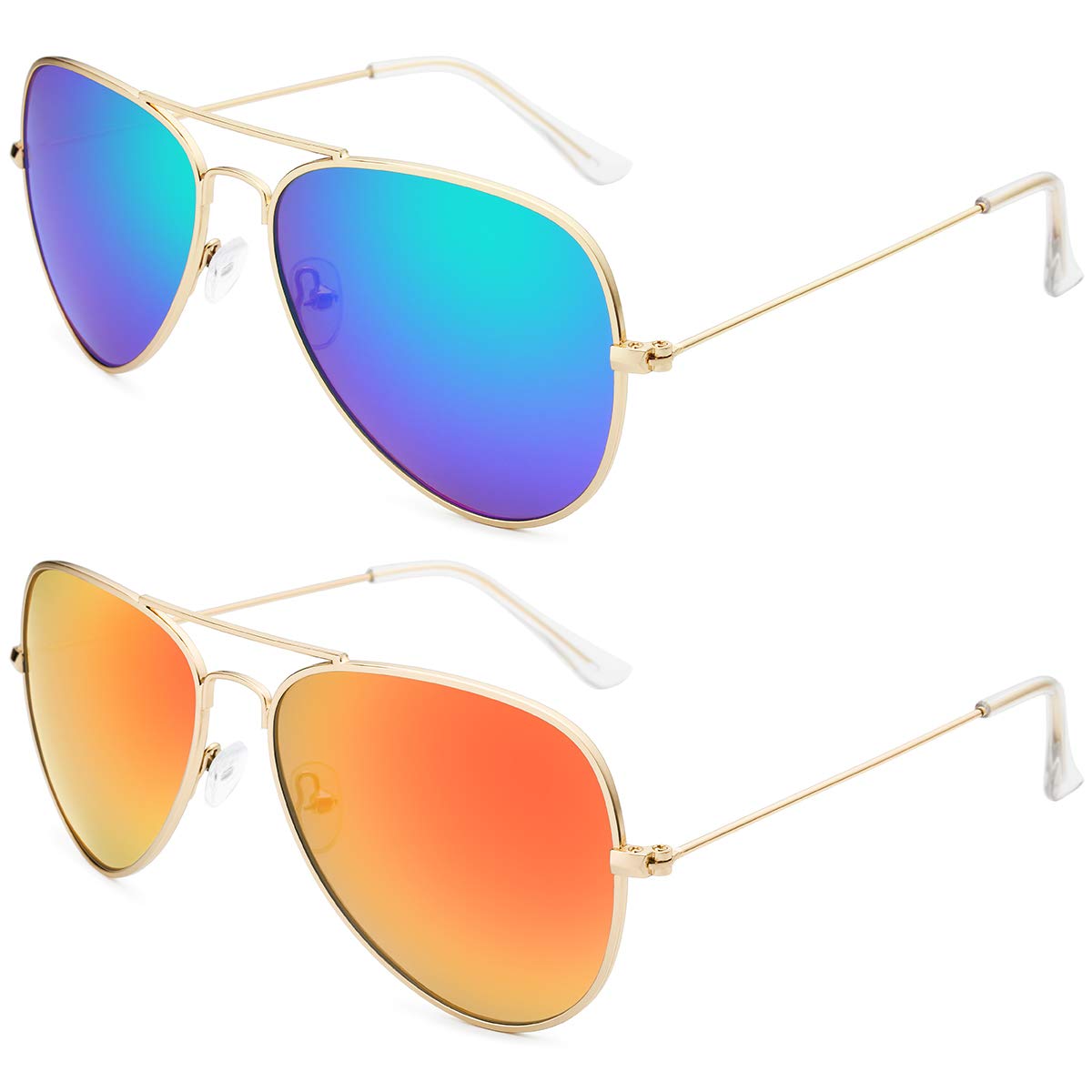 Aviator Polarized Mirror Sunglasses