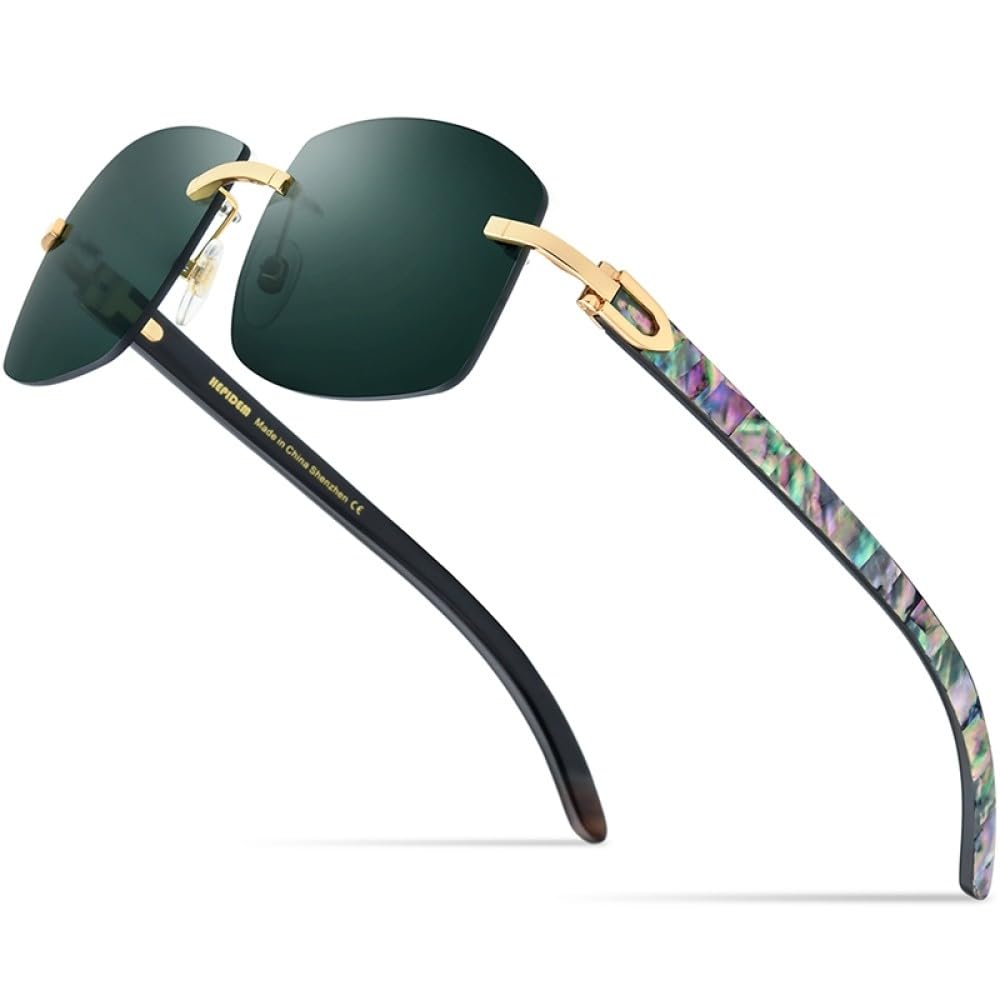 Rimless Square Luxury Sunglasses