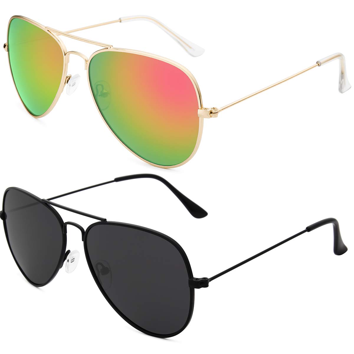 Aviator Polarized Mirror Sunglasses