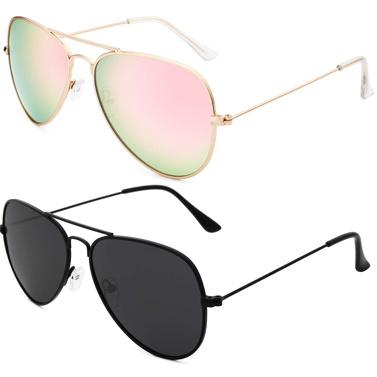 Aviator Polarized Mirror Sunglasses