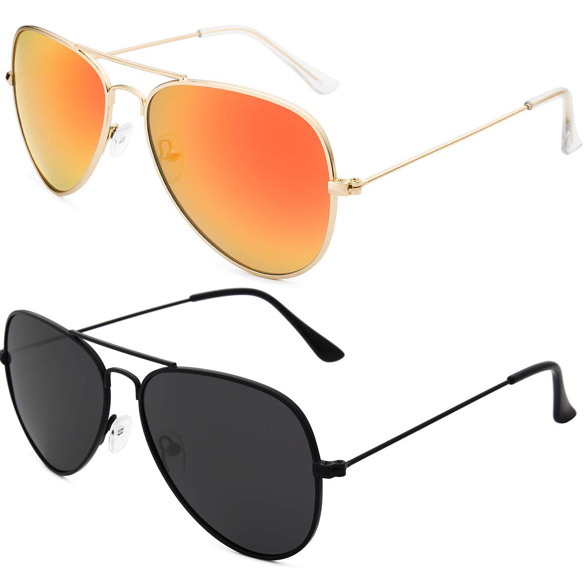 Aviator Polarized Mirror Sunglasses