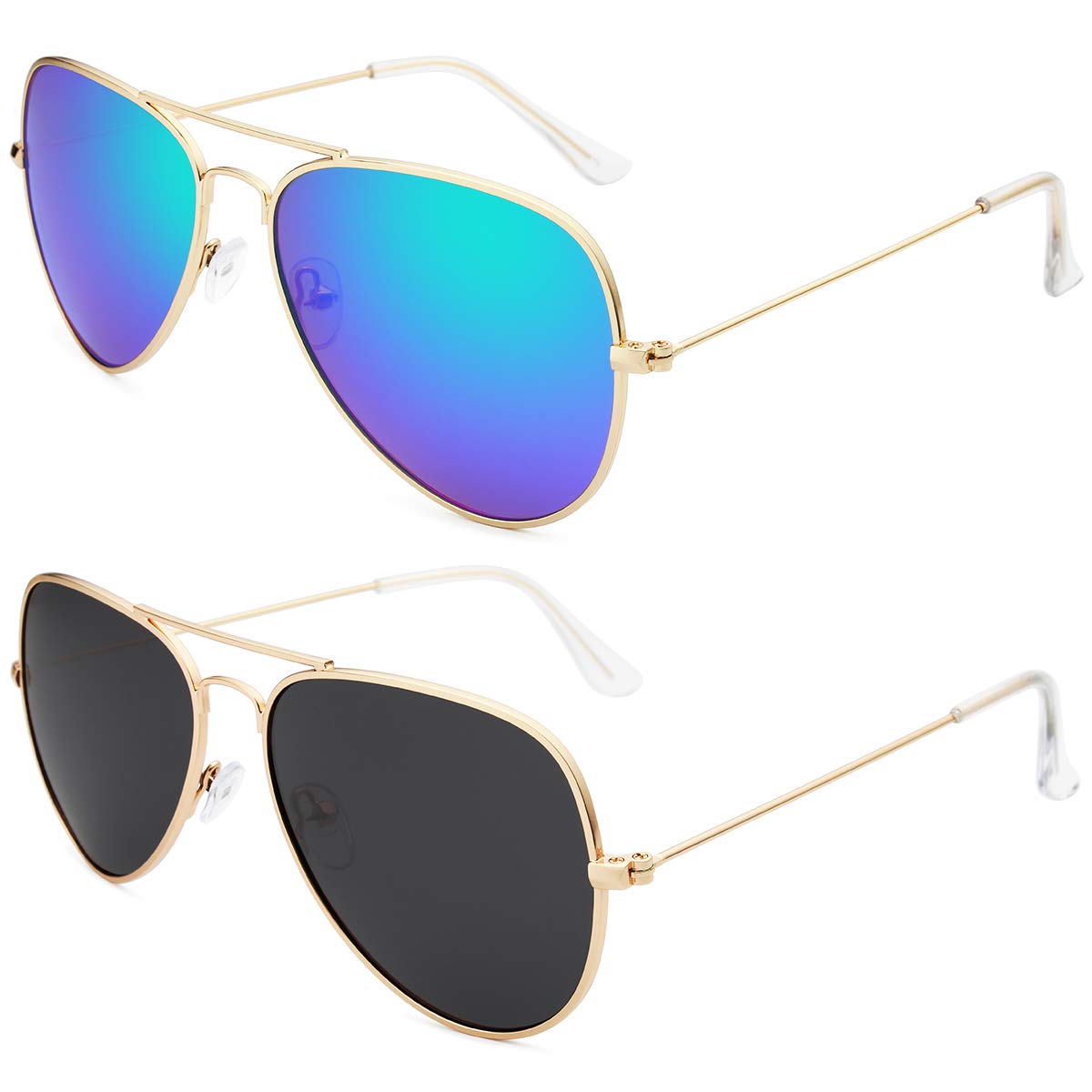 Aviator Polarized Mirror Sunglasses