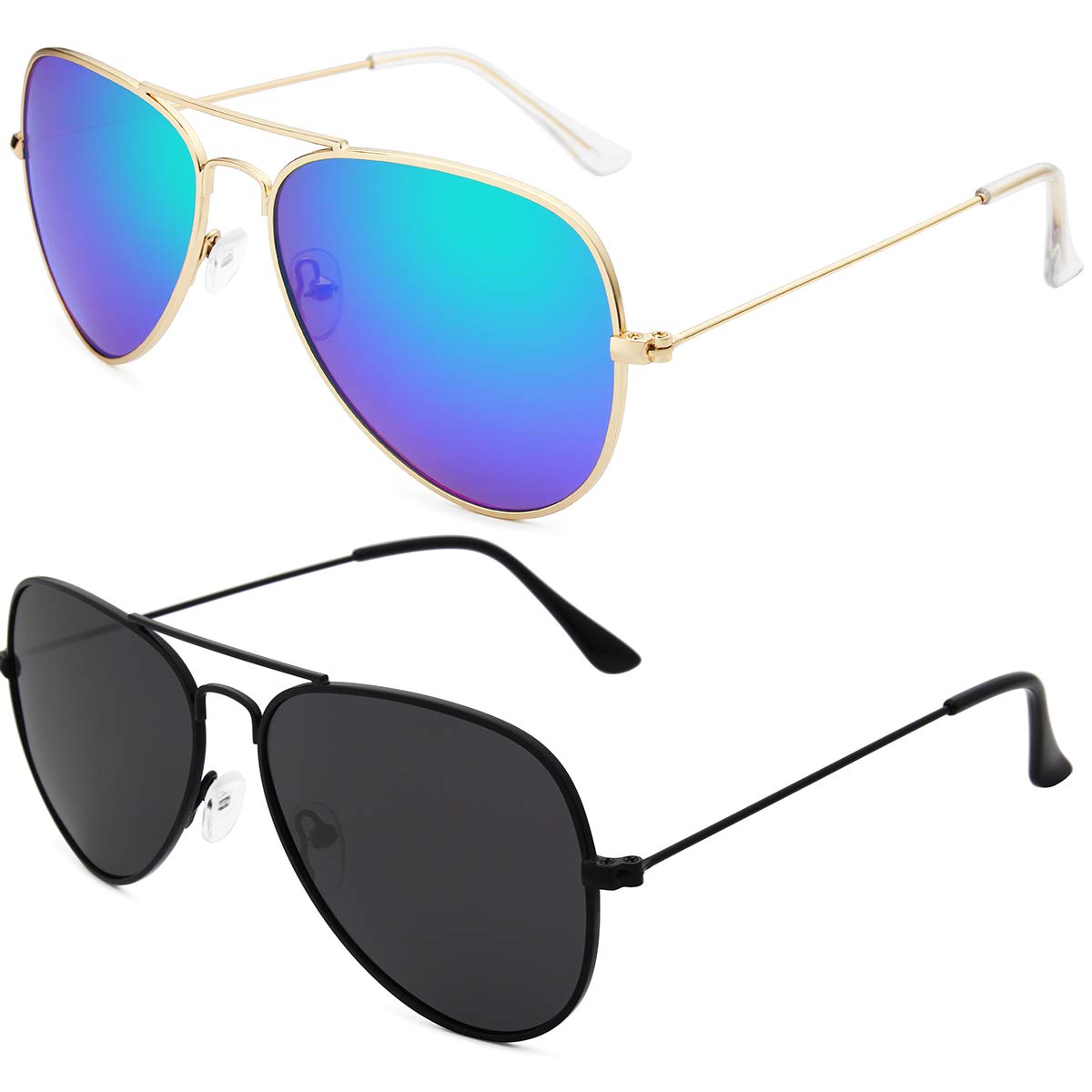 Aviator Polarized Mirror Sunglasses