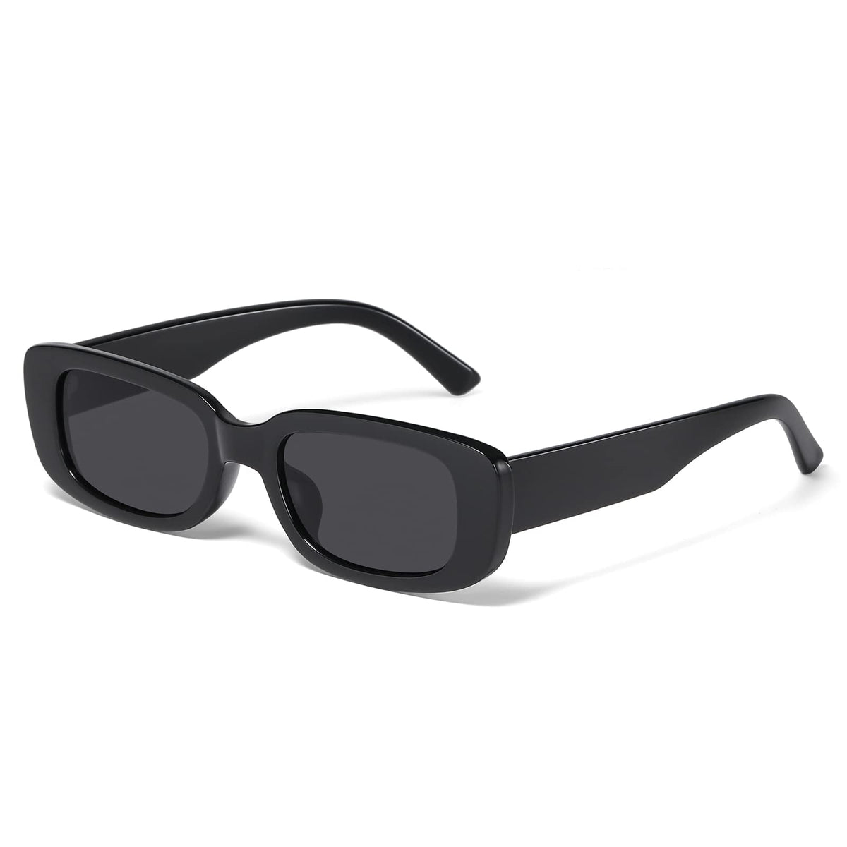 Retro Rectangle Square Sunglasses UV Protection