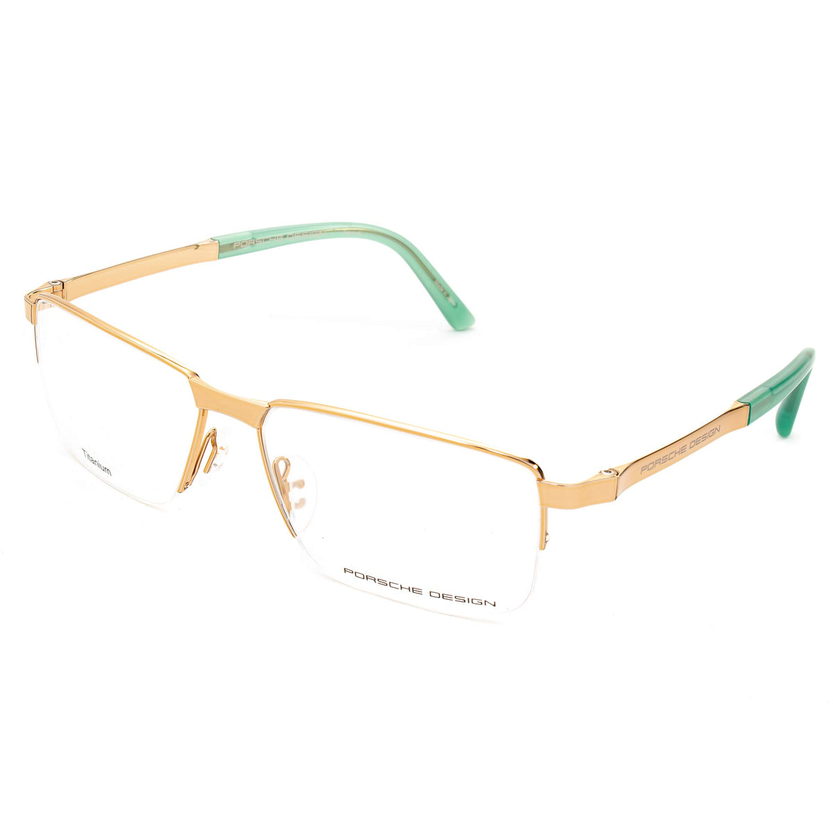 Gold Half Rim Optical Frames