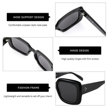 Large Rectangle Polarized Sunglasses