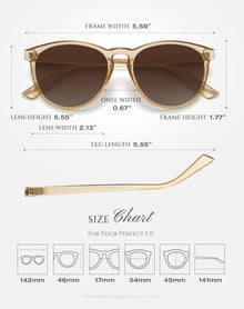 Classic Round Polarized Sunglasses
