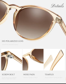 Classic Round Polarized Sunglasses