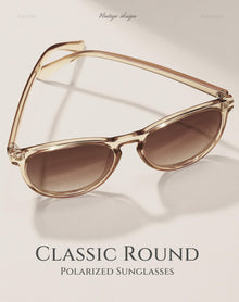 Classic Round Polarized Sunglasses